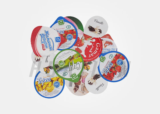 PET AL HSL Seal Yogurt Poly Laminated Aluminium Lidding Foil