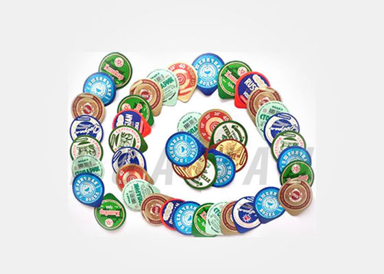 8011 Alu PE Food Labeling Stickers For Yogurt Water Cup Lid