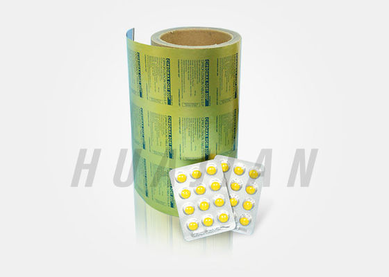 Bubble Packaging Aluminium Blister Foil With Primer Lacquer