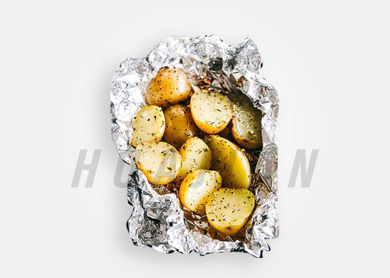 Food Grade 8011 0.009mm Aluminum Foil Roll For Kitchen BBQ