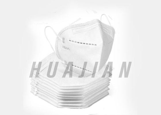 Anti PM2.5 Dustproof Earloop 6.5g KN95 Face Mask Disposable