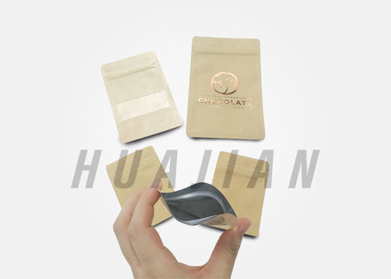 Clear Silver Heat Sealable Aluminum Bags With Tear Notch