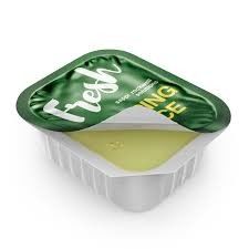 PP Material Yogurt Cup Aluminium Foil Lid Plastic Cups With Lid