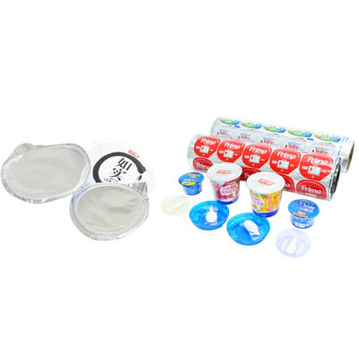 PET AL HSL Seal Yogurt Poly Laminated Aluminium Lidding Foil